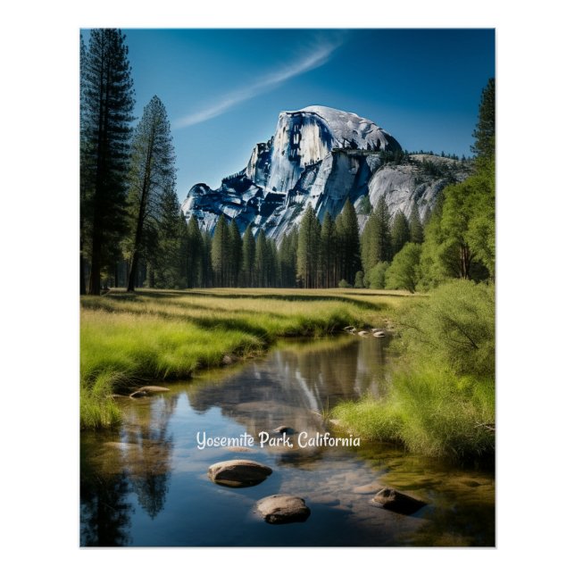 Yosemite Park, California Poster (Front)