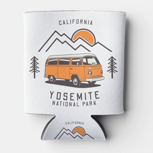 Yosemite Park Road Trip Can Cooler (Front)