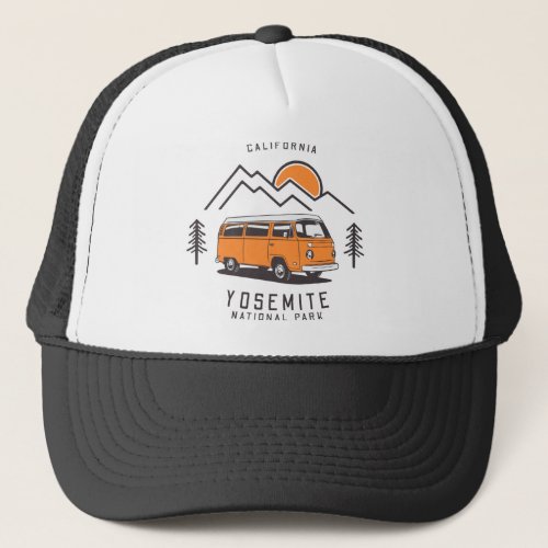 Yosemite Park Road Trip Trucker Hat