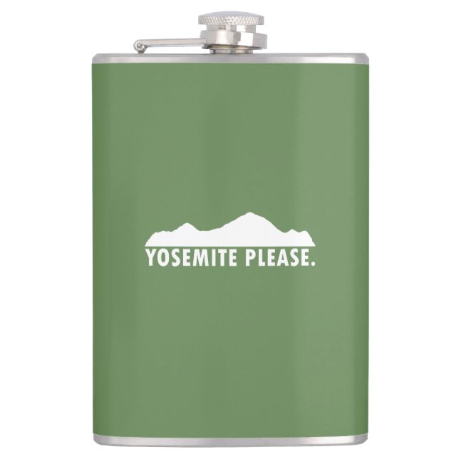 Yosemite Please Flask (Front)