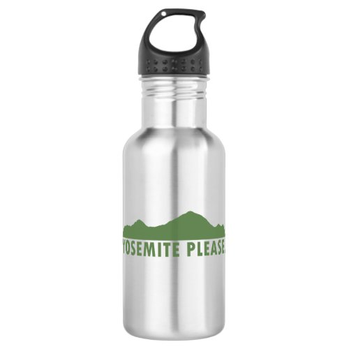 Yosemite Please Stainless Steel Water Bottle