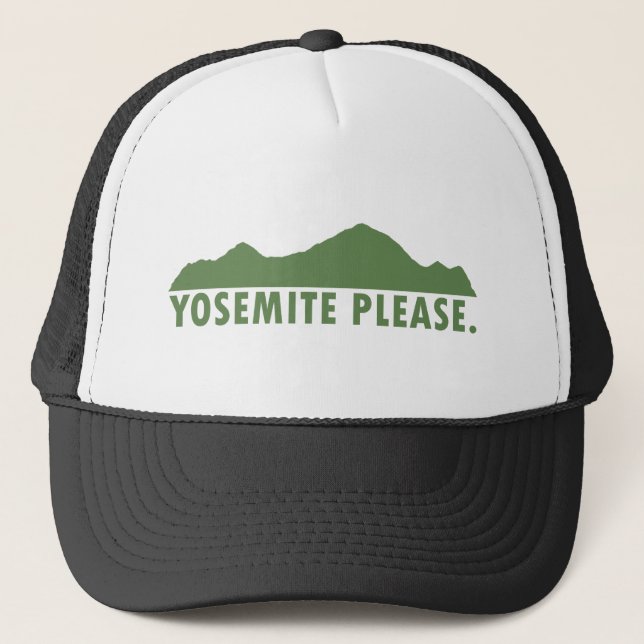 Yosemite Please Trucker Hat (Front)