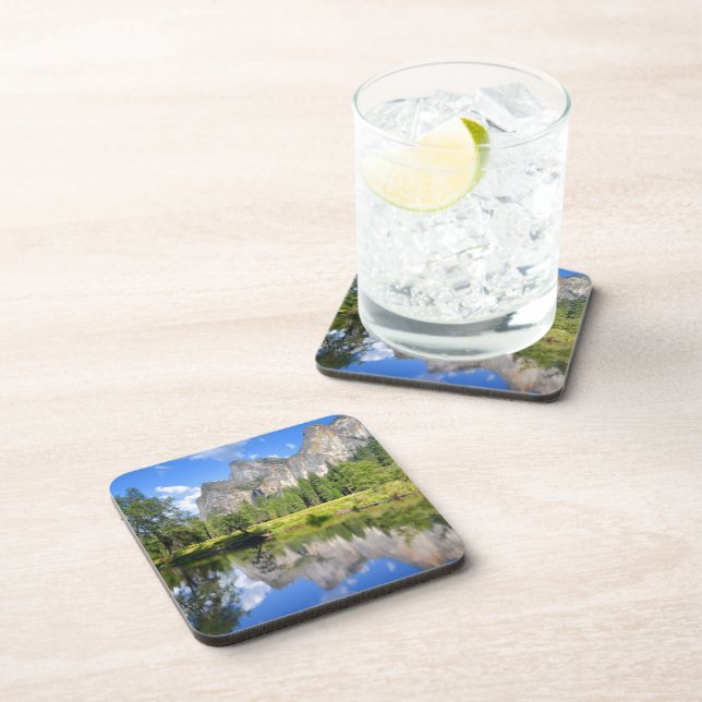 Yosemite Reflection Beverage Coaster (Right Side)