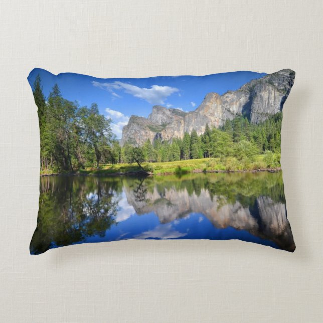 Yosemite Reflection Decorative Pillow (Front)