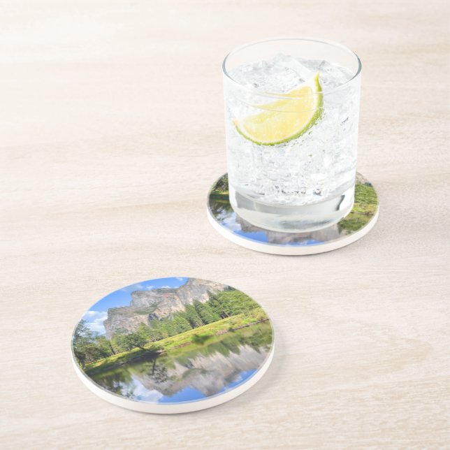 Yosemite Reflection Drink Coaster (Side)