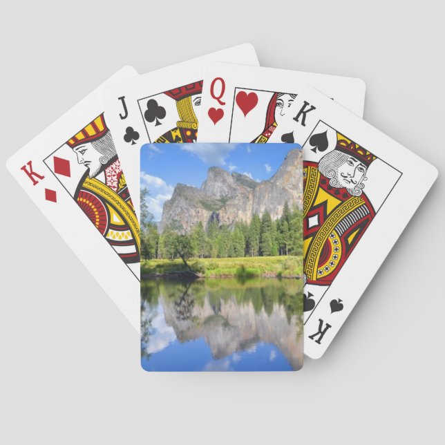 Yosemite Reflection Poker Cards (Back)