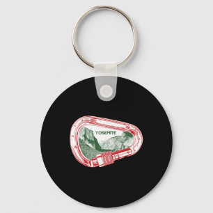 Yosemite Rock Climbing Carabiner Keychain