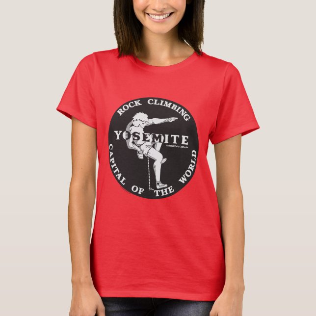 Yosemite Rock Climbing T-Shirt (Front)
