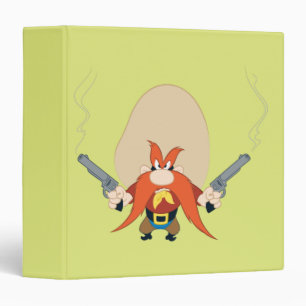Yosemite Sam Back Off 3 Ring Binder