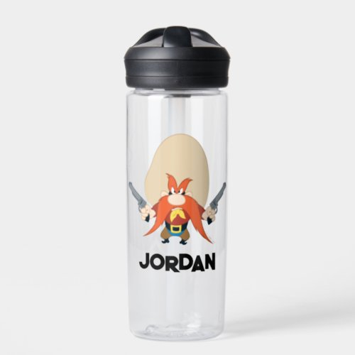Yosemite Sam Back Off  Add Your Name Water Bottle