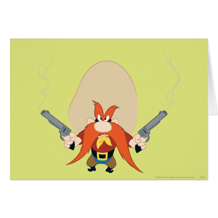 Yosemite Sam Back Off Greeting Cards