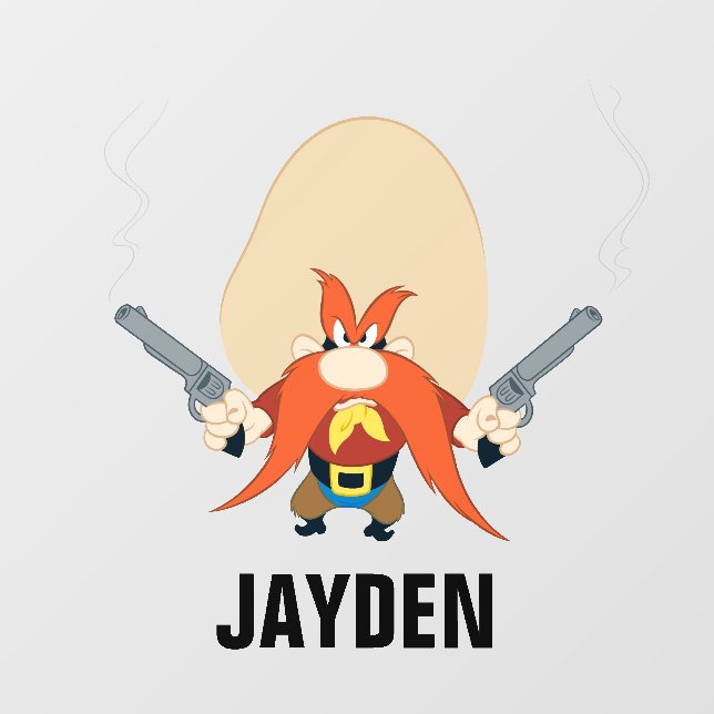 Yosemite Sam Back Off Wall Decal (Front)
