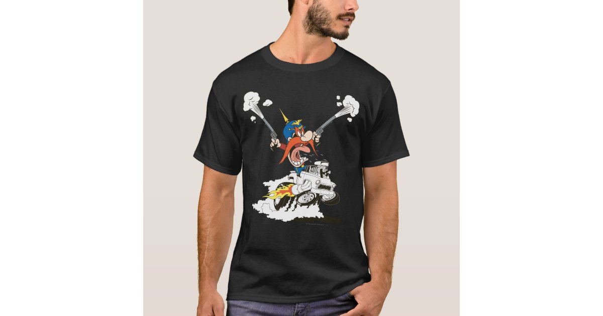 Men's Looney Tunes Duck Dodgers in Space T-Shirt - Navy Blue - Medium