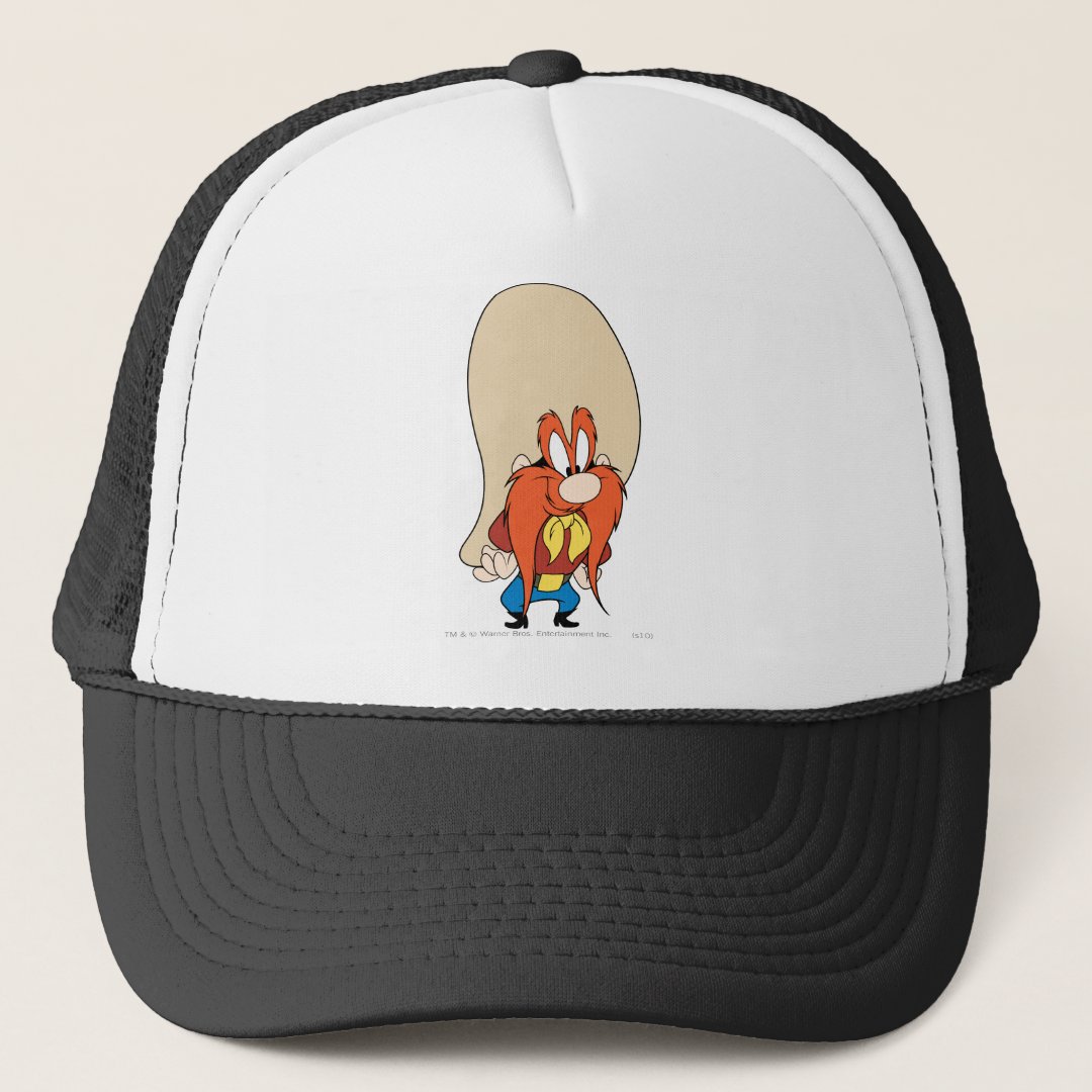 Yosemite Sam Hands on Hips Trucker Hat | Zazzle