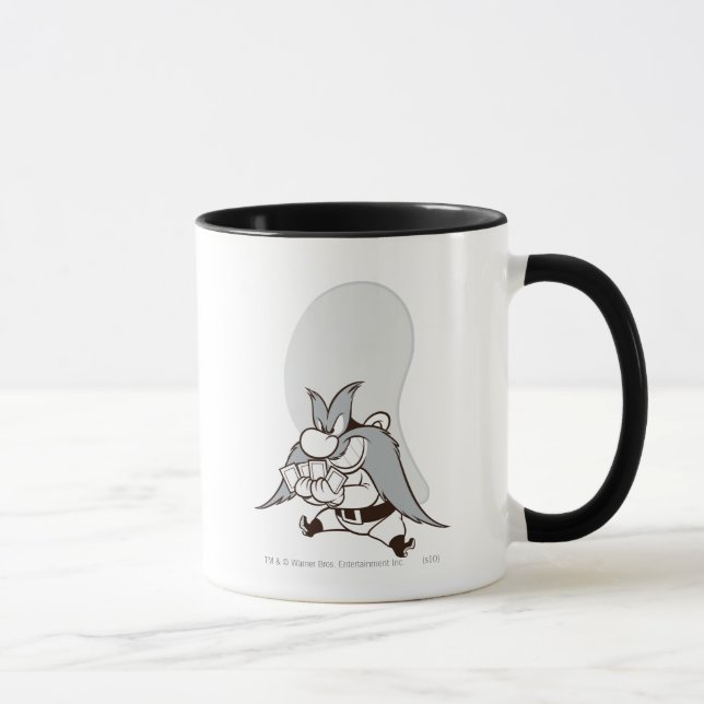 Yosemite Sam Playing Cards Mug (Right)