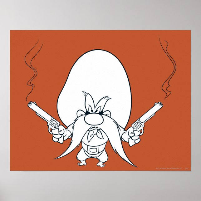 Yosemite Sam Smoking Guns Poster (Front)