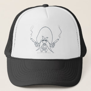 Yosemite Sam Smoking Guns Trucker Hat