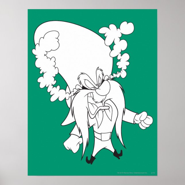Yosemite Sam Steaming Mad Poster (Front)