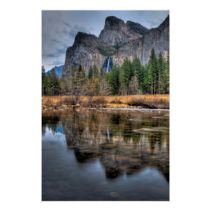 Yosemite Scenic Falls Poster