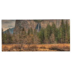 Yosemite Scenic Falls Wood USB Flash Drive