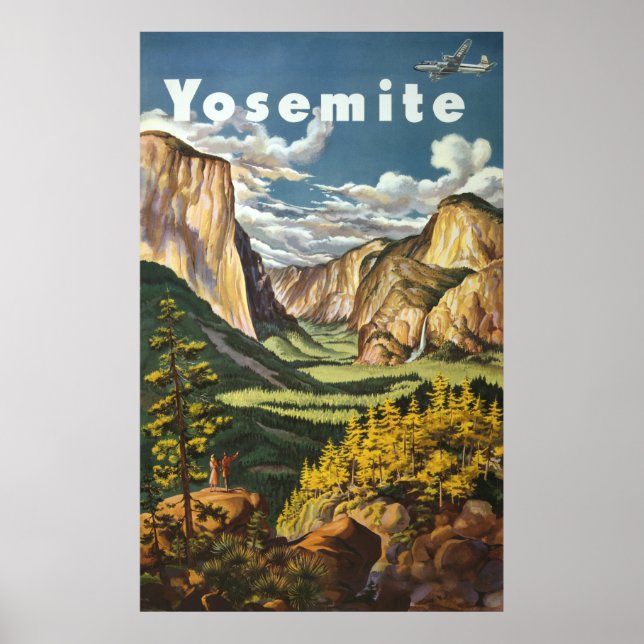 Yosemite travel poster (Front)
