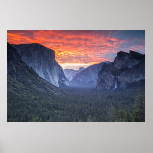 Yosemite Tunnel View Poster