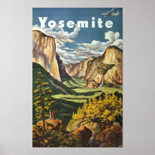 Yosemite. United Air Lines (1945 Poster