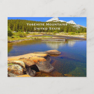 Yosemite United State Vintage Tourism Travel Add Postcard