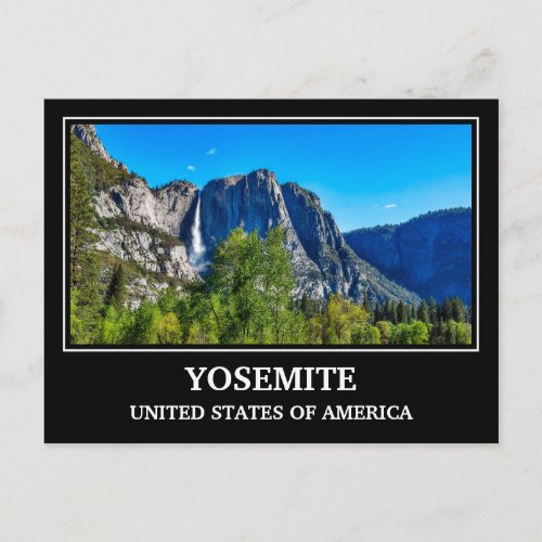 Yosemite USA Postcard