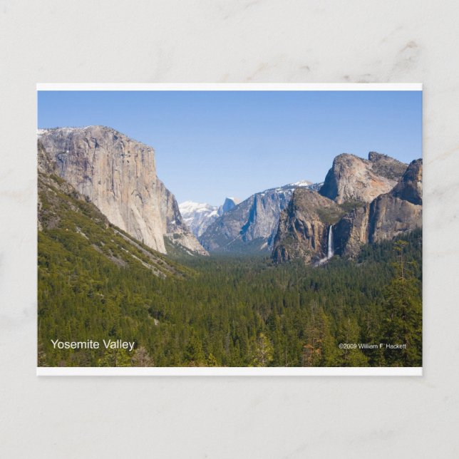 Yosemite Valley April California Products Postcard (Front)