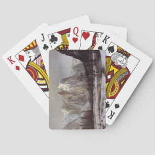 Yosemite Valley, California (Cathedral Rock) Poker Cards
