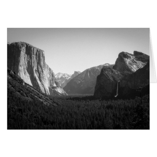 Yosemite Valley from Tunnel View Cards (Front Horizontal)