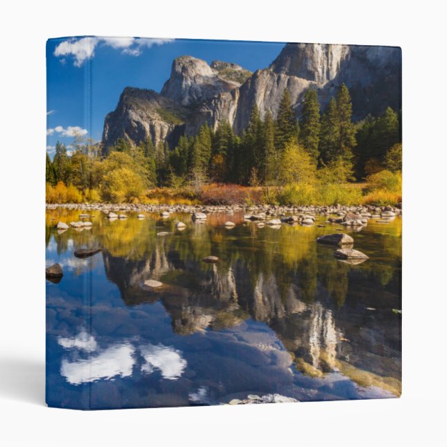 Yosemite Valley in Fall 3 Ring Binder (Front/Spine)