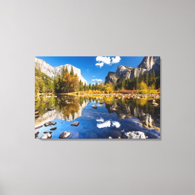 Yosemite Valley in Fall Canvas Print (Front)