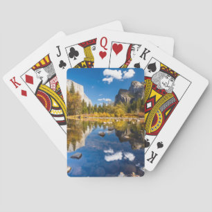 Yosemite Valley in Fall Poker Cards
