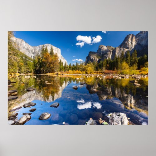 Yosemite Valley in Fall Poster