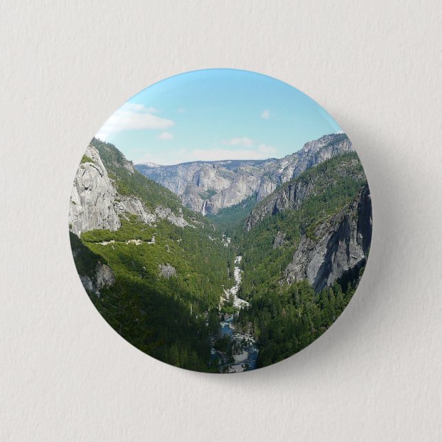 Yosemite Valley in Yosemite National Park Button (Front)