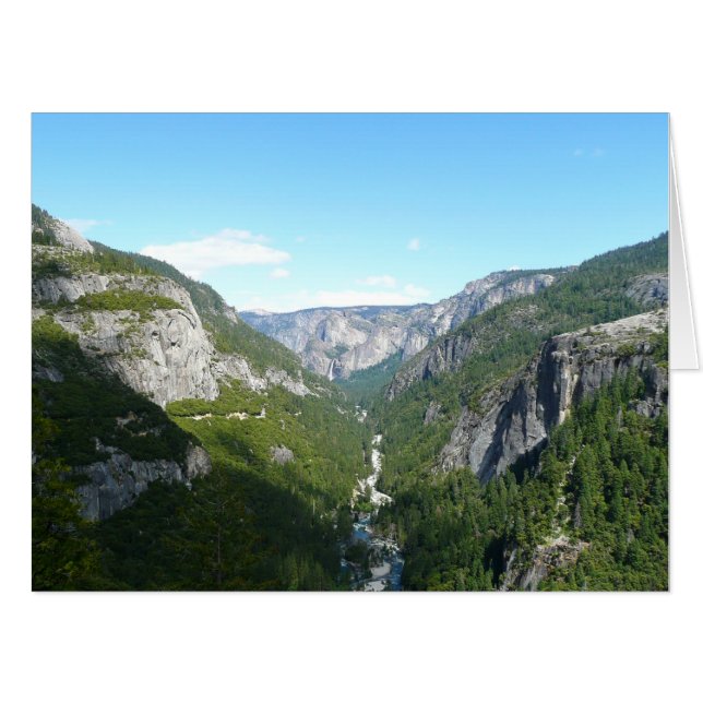 Yosemite Valley in Yosemite National Park Card (Front Horizontal)