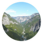 Yosemite Valley in Yosemite National Park Classic Round Sticker