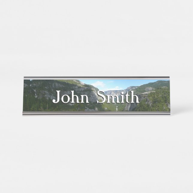 Yosemite Valley in Yosemite National Park Desk Name Plate (Front)