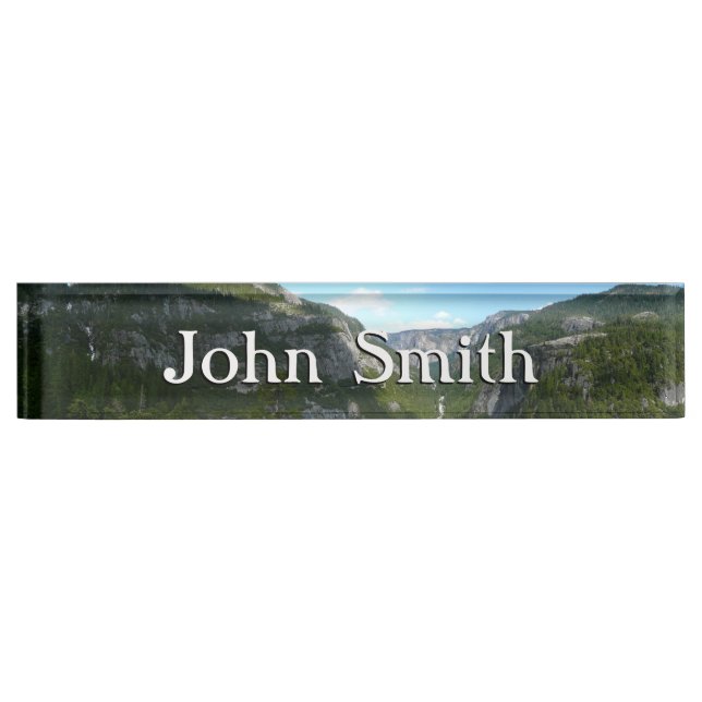 Yosemite Valley in Yosemite National Park Desk Name Plate (Front)