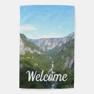 Yosemite Valley in Yosemite National Park Garden Flag
