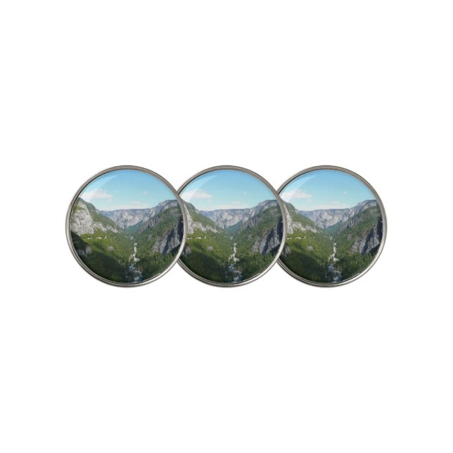 Yosemite Valley in Yosemite National Park Golf Ball Marker (3 Up)
