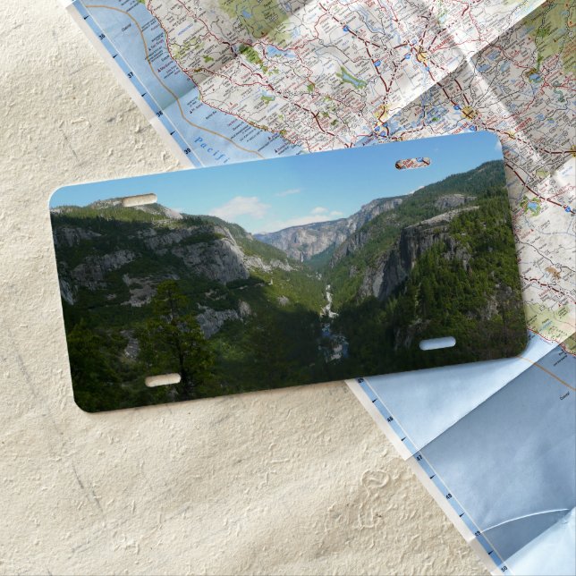 Yosemite Valley in Yosemite National Park License Plate (In Situ)