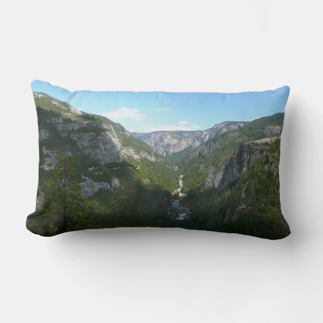Yosemite Valley in Yosemite National Park Lumbar Pillow (Front)