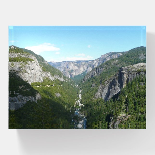 Yosemite Valley in Yosemite National Park Paperweight (Front)