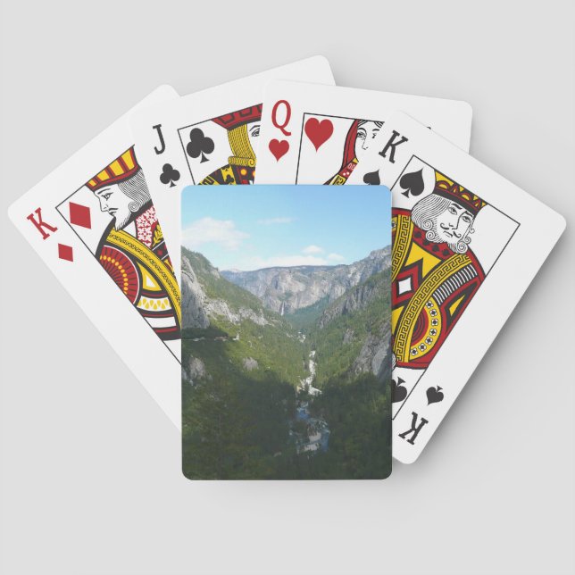 Yosemite Valley in Yosemite National Park Poker Cards (Back)