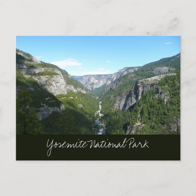 Yosemite Valley in Yosemite National Park Postcard (Front)