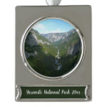 Yosemite Valley in Yosemite National Park Silver Plated Banner Ornament