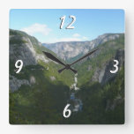 Yosemite Valley in Yosemite National Park Square Wall Clock